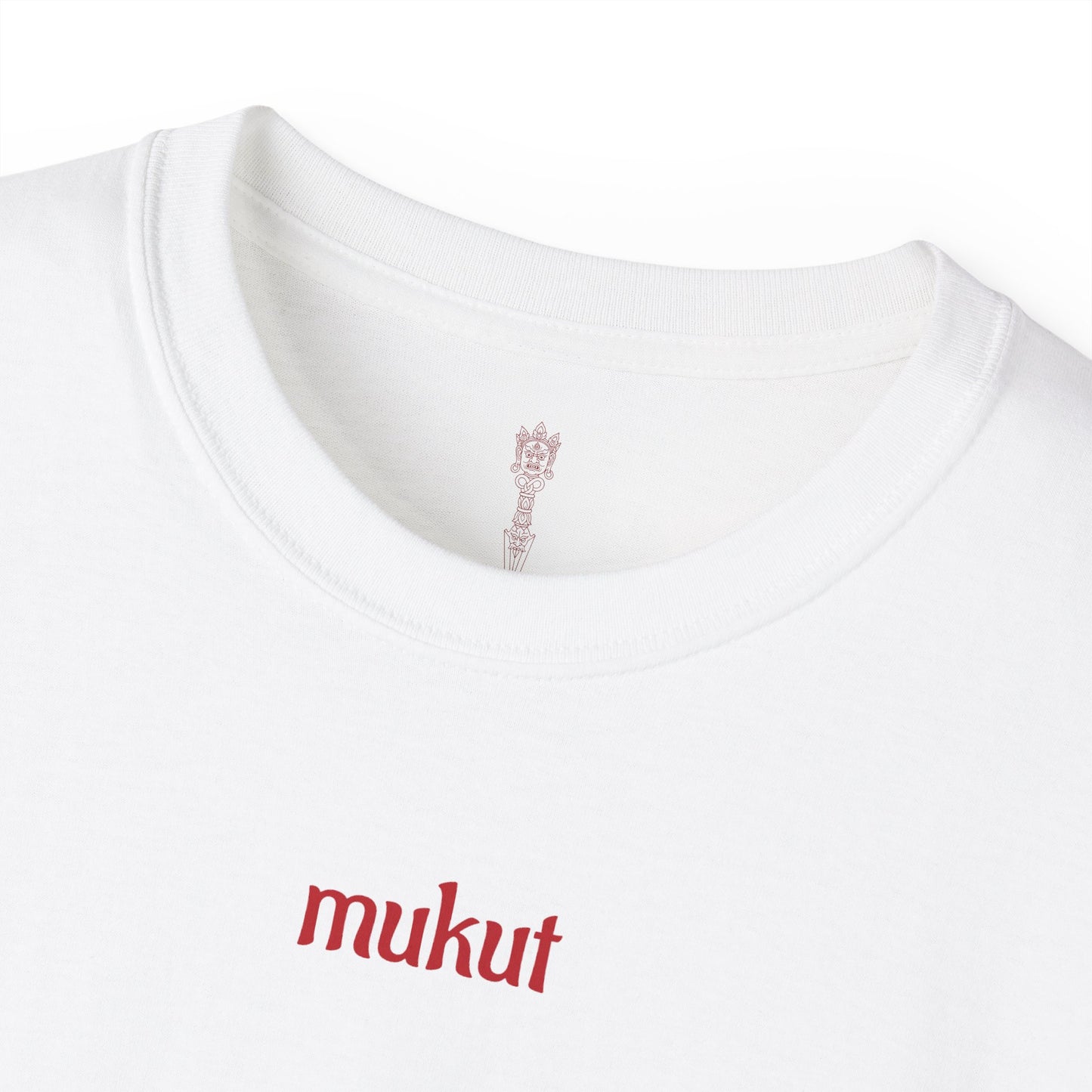 Mekhala & Kanakhala: Tantric Rebellion Tee Back Design Red Back Print